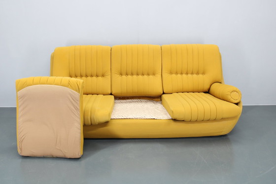 Image 1 of 1970S Exklusive Rare Space Age 3-Sitzer Sofa ,Tschechoslowakei