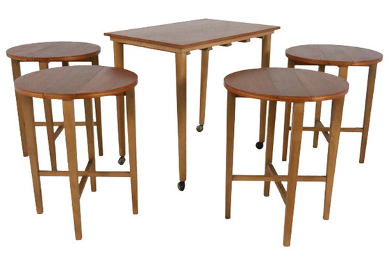 Image 1 of 5x Paul Hundevad Satztische