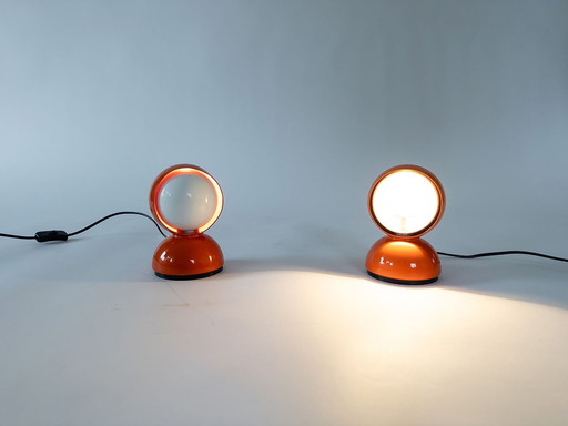 Artemide Eclisse Tischlampe von Vico Magistretti Vintage 60er