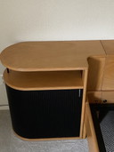 Auping-Auronde mit Rückwand und 2 Nachttische mit Rolltüren