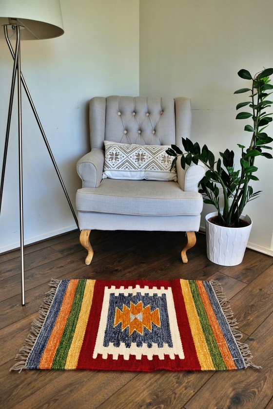 Image 1 of Kelima Handgewebter Teppich