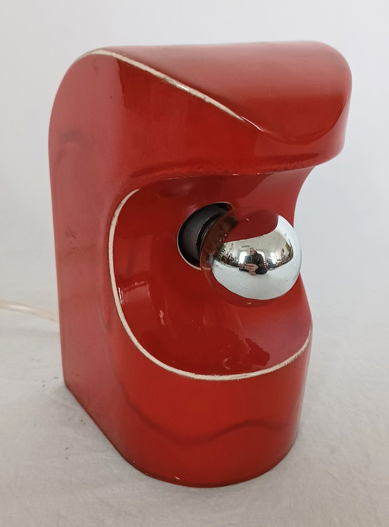 Image 1 of Space-Age-Tischlampe aus Keramik, 1970
