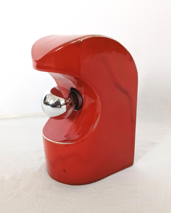 Image 1 of Space-Age-Tischlampe aus Keramik, 1970