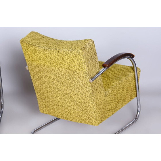 Image 1 of Paar Vintage-Sessel von Mücke Melder, Tschechoslowakei 1930