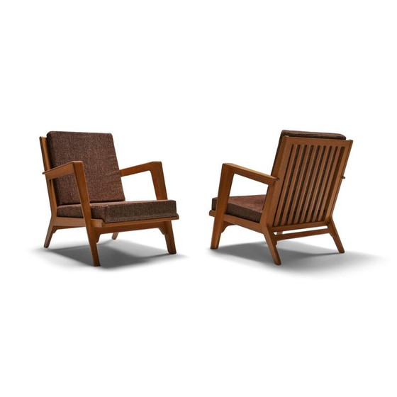 Image 1 of Paar Vintage-Sessel von Elmar Berkovich, 1950er Jahre