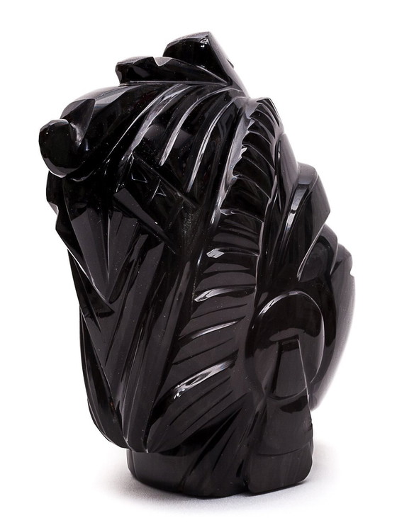 Image 1 of Inka-Kopf Aus Obsidian