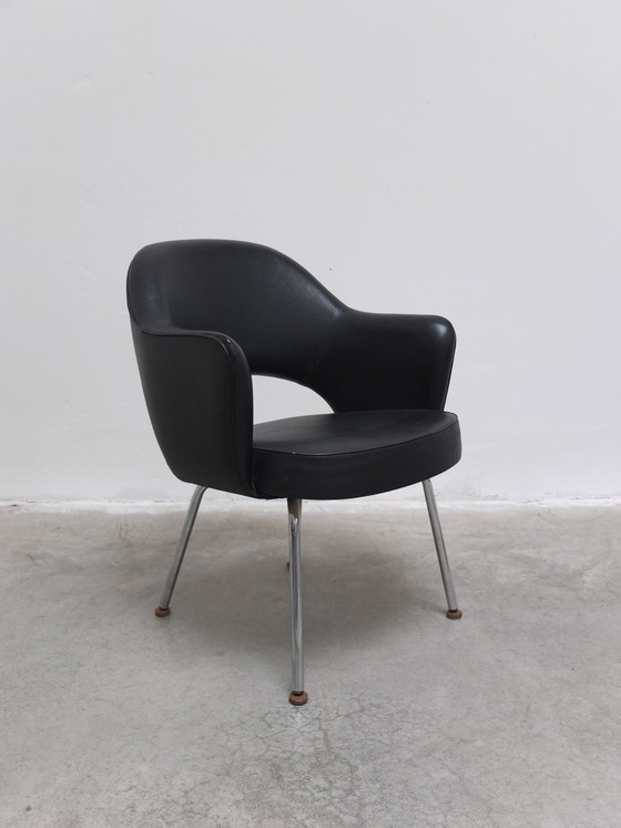 Image 1 of Original-Satz von 4 "Executive"-Sesseln von Eero Saarinen für Knoll, 1960er Jahre