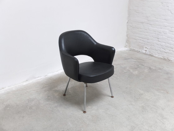 Image 1 of Original-Satz von 4 "Executive"-Sesseln von Eero Saarinen für Knoll, 1960er Jahre