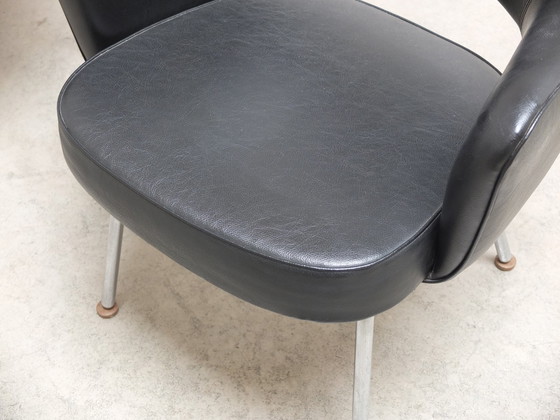 Image 1 of Original-Satz von 4 "Executive"-Sesseln von Eero Saarinen für Knoll, 1960er Jahre