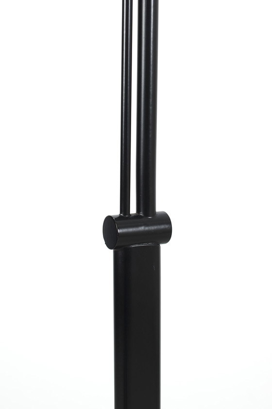 Image 1 of Vintage Stehlampe mit grünem und blauem Glas