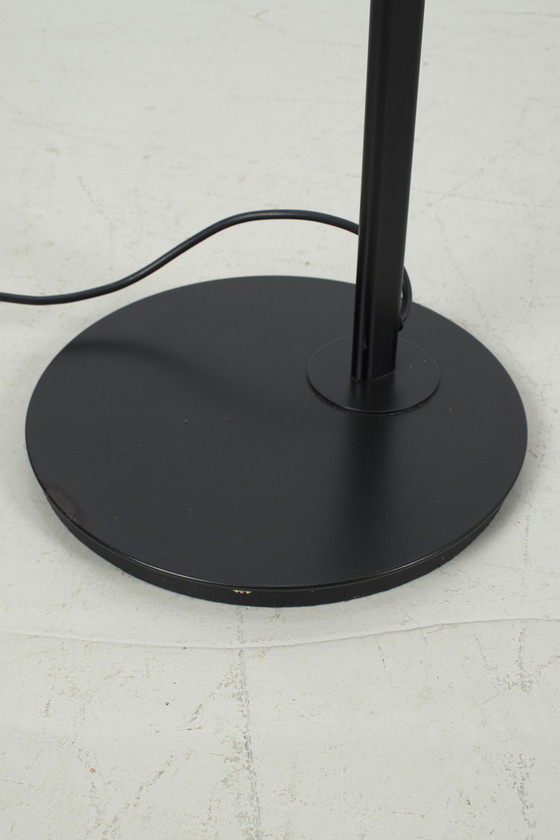 Image 1 of Vintage Stehlampe mit grünem und blauem Glas