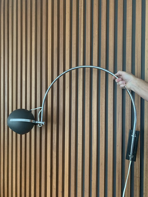 Schöne Wandbogenlampe - Schwarz