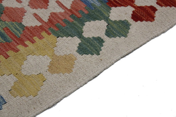 Image 1 of Original Old Style Kelim Afghan 249 X 182 Cm Top Zustand