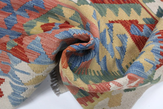 Image 1 of Original Old Style Kelim Afghan 249 X 182 Cm Top Zustand