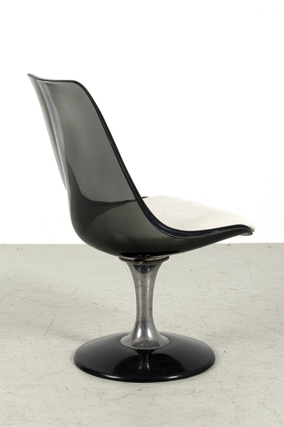 Image 1 of 4 stühle aus lucite tulip von Chromcraft