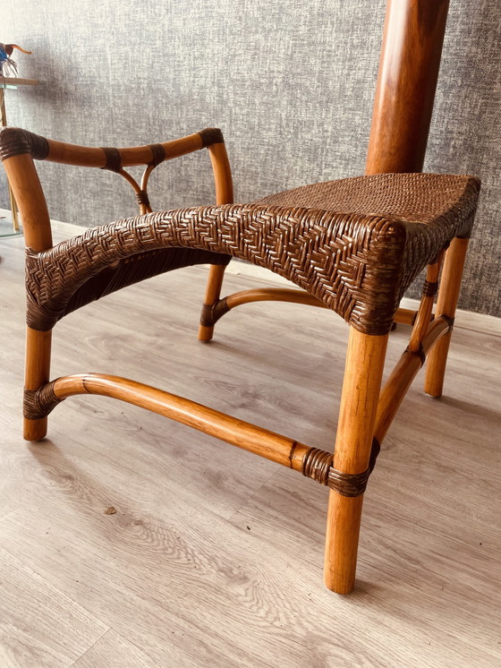 Image 1 of Vintage Lounge Chair und Fußhocker von Yuzuru Yamakawa