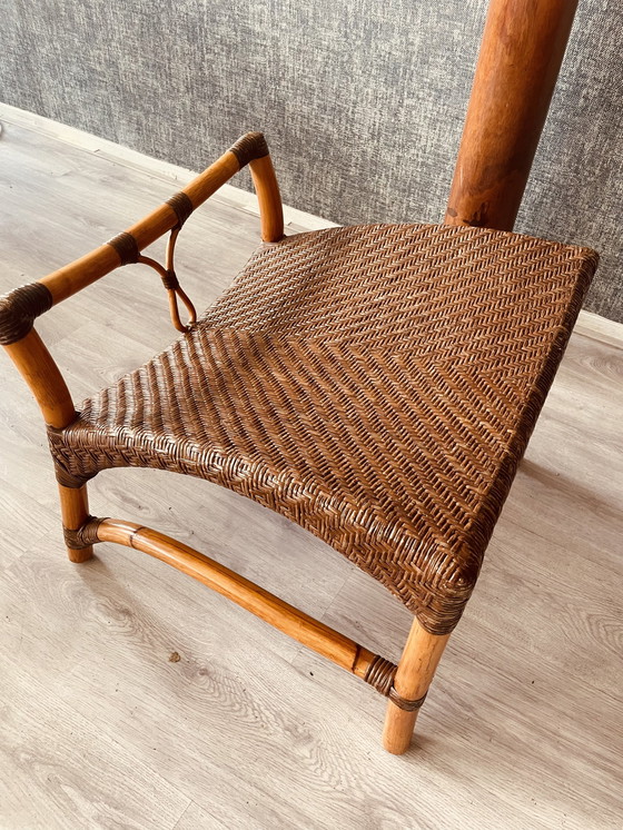 Image 1 of Vintage Lounge Chair und Fußhocker von Yuzuru Yamakawa