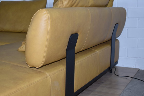 Image 1 of Ledersofa Mit Sessel Und Schlaffunktion Ledercouch Lederecksofa Sofa Couch Ecksofa Schlafsofa 