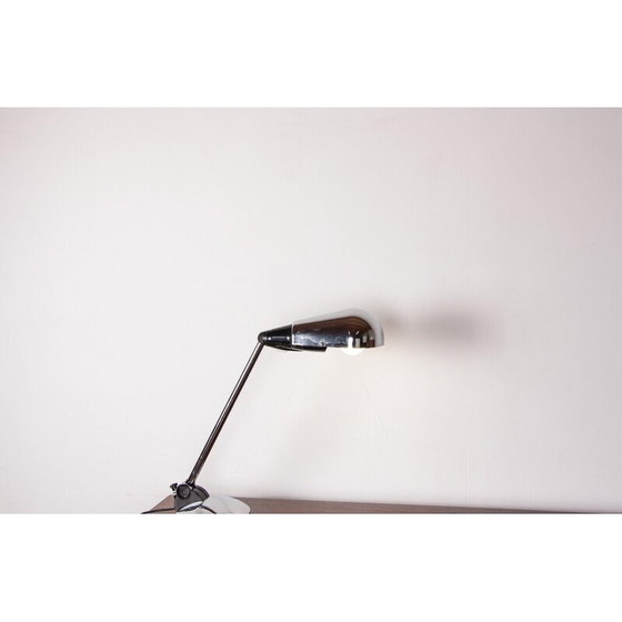 Image 1 of Kippbare Schreibtischlampe aus verchromtem Metall von Marina Malabotti, Italien 1960