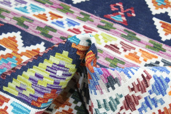 Image 1 of Original Old Style Kelim Afghan 247 X 176 Cm Top Zustand