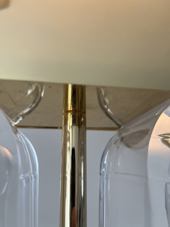 Image 1 of 1980er Plexiglas Hollywood Regency Stehlampe