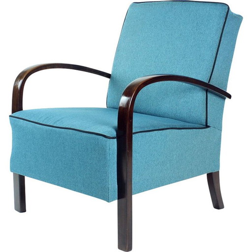 Vintage-Sessel aus Bugholz von Thonet, Tschechoslowakei 1940er Jahre