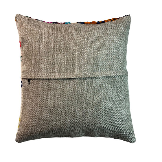 Image 1 of Vintage Turkish Kilim Patchwork Kissenbezug , 45 x 45 cm