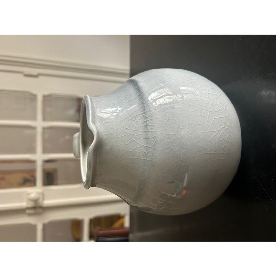 Image 1 of Vintage blau und beige Keramik Krug