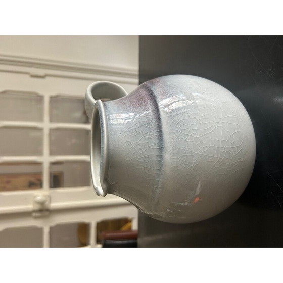 Image 1 of Vintage blau und beige Keramik Krug