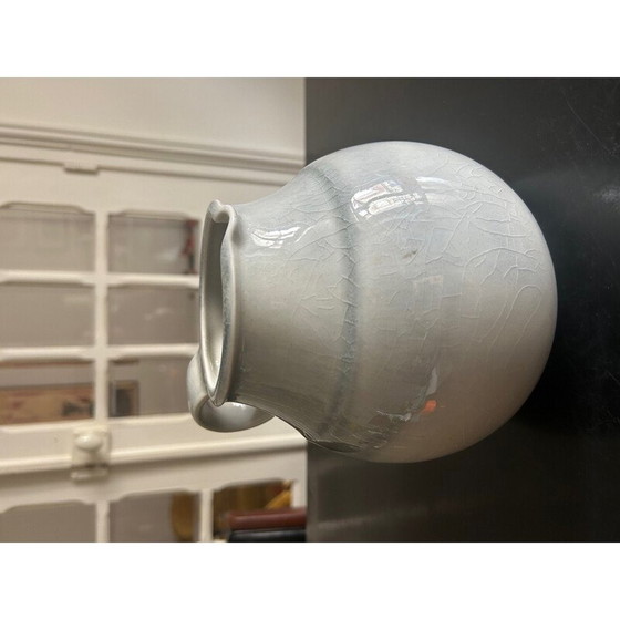 Image 1 of Vintage blau und beige Keramik Krug