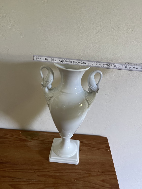 Image 1 of AK Kaiser west Germany Porzellan Vase Schwanenhals-Henkel