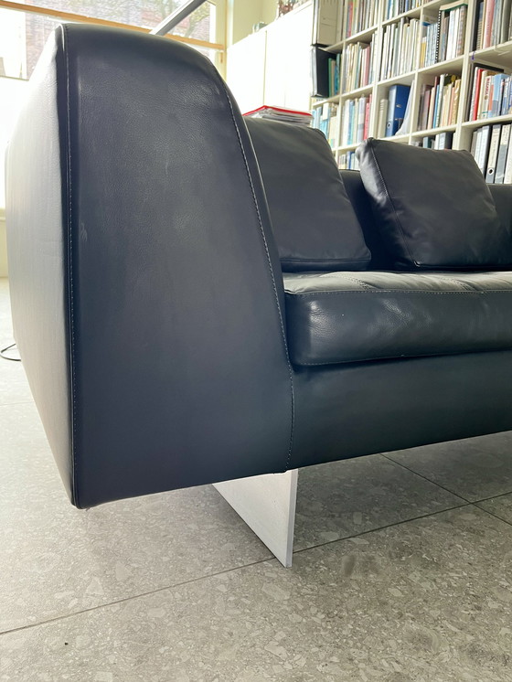 Image 1 of Alivar Haero Sofa schwarzes Leder