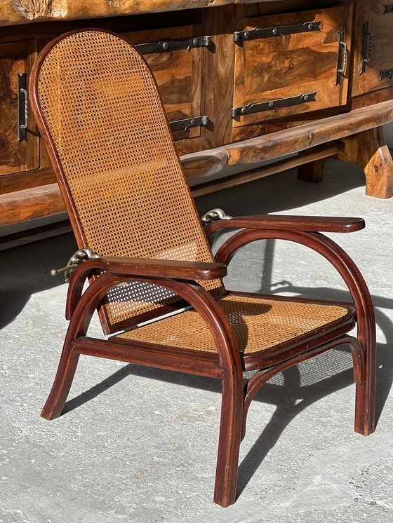 Image 1 of Verstellbarer Morris Sessel Von Otto Prutscher Für Thonet