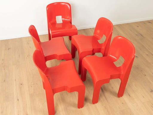  4867 Stuhl-Set, Joe Colombo für Kartell