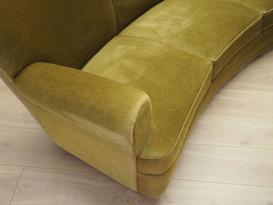 Image 1 of Grünes Velours-Sofa, Dänisches Design, 1960er Jahre, Produktion: Dänemark