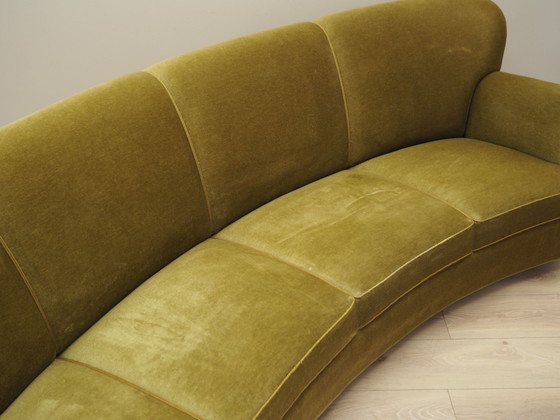 Image 1 of Grünes Velours-Sofa, Dänisches Design, 1960er Jahre, Produktion: Dänemark