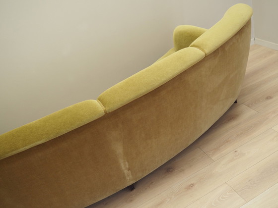 Image 1 of Grünes Velours-Sofa, Dänisches Design, 1960er Jahre, Produktion: Dänemark