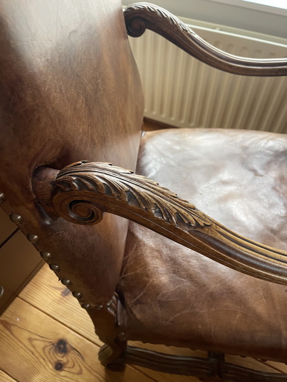 Image 1 of Bürostuhl aus Leder