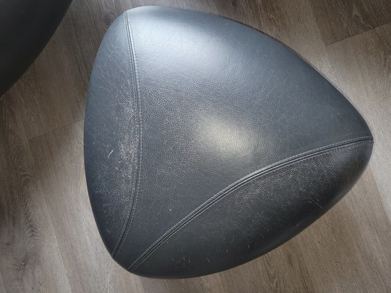 Image 1 of 2x Leolux -Stühle mit Ottomane