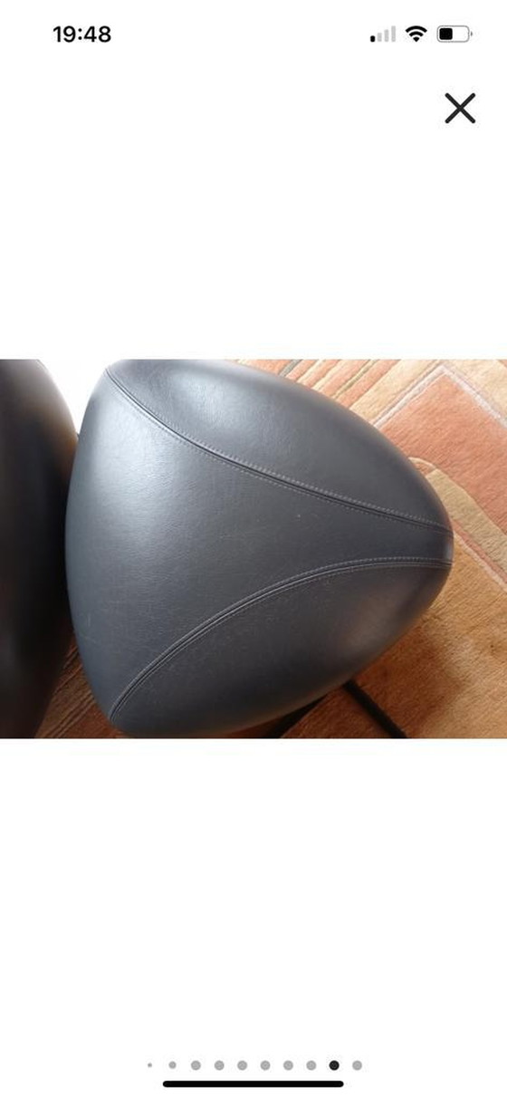 Image 1 of 2x Leolux -Stühle mit Ottomane