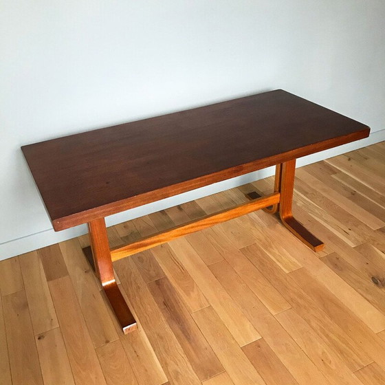 Image 1 of Vintage Couchtisch aus Holz, Tschechoslowakei 1950