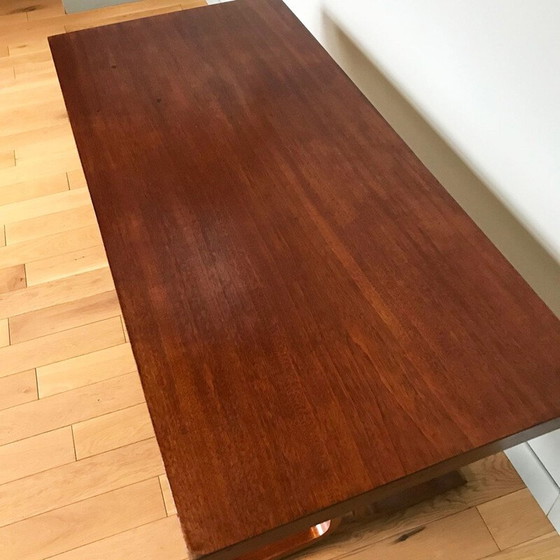 Image 1 of Vintage Couchtisch aus Holz, Tschechoslowakei 1950