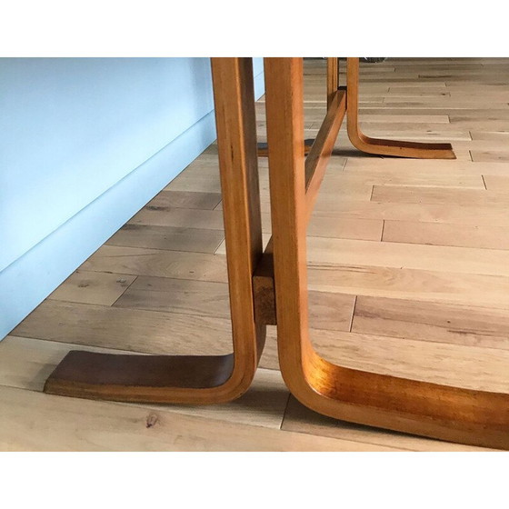 Image 1 of Vintage Couchtisch aus Holz, Tschechoslowakei 1950