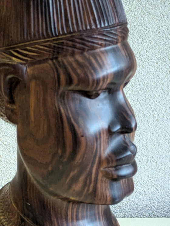 Image 1 of Büste Holzschnitzerei Kongo