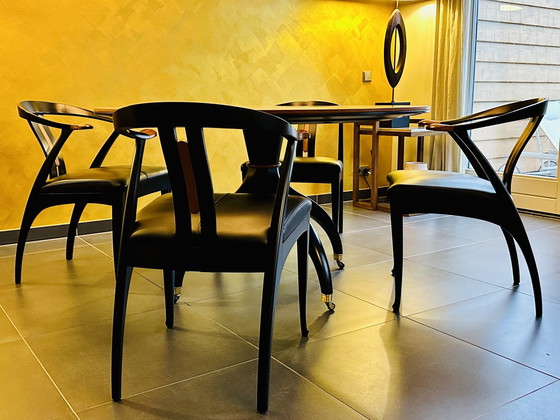 Image 1 of Giorgetti Progetti 63330 Centro Ricerche Stühle 4er Set