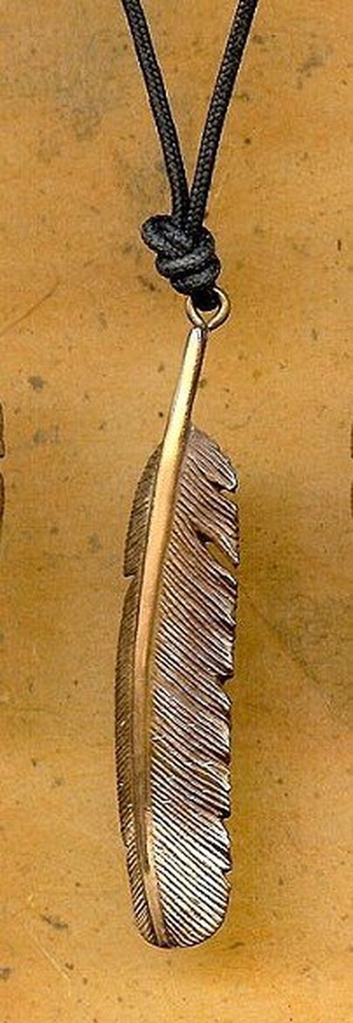 Bronze Adler Federkette