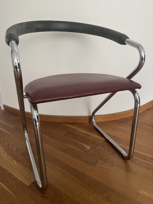 4x Esszimmerstühle, Ende der 80er Jahre, Italienisches Design