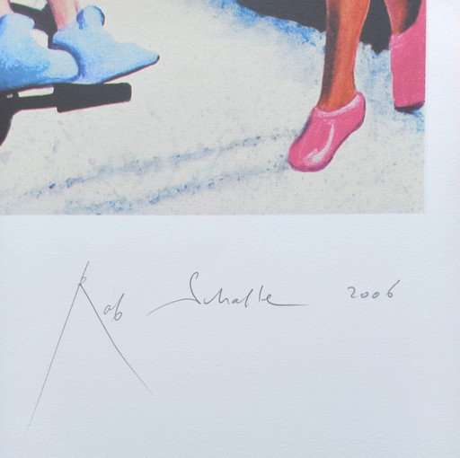 Rob Scholte – 3 Grazien, Siebdruck (groß!)