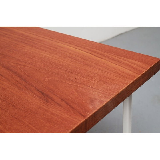 Image 1 of Vintage Couchtisch aus Teakholz und Metall, 1960er Jahre