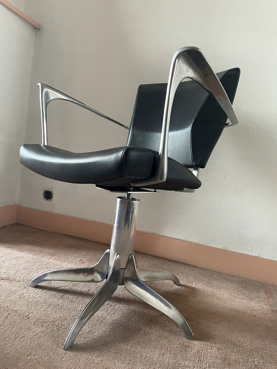 Image 1 of 2X Vintage Bürostühle Aluminium